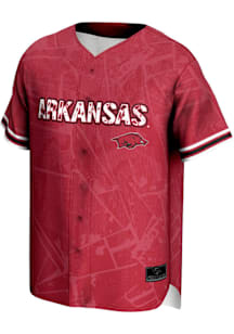 ProSphere Arkansas Razorbacks Mens Cardinal Vigor Baseball Jersey