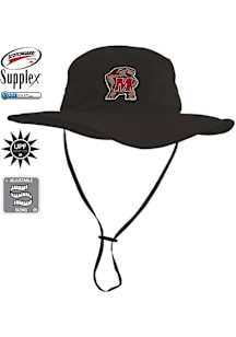 LogoFit Maryland Terrapins Black Boonie Bucket Mens Bucket Hat