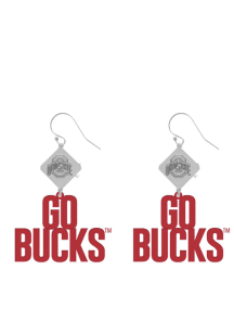 Ohio State Buckeyes Go Bucks Womens Earrings
