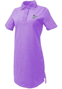 Womens Lavender K-State Wildcats Captiva Short Sleeve Dress