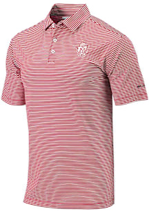 Columbia Houston Cougars Mens Red Vault Heat Seal Omni Wick Club Invite Short Sleeve Polo