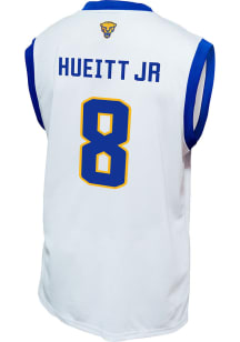 Michael Hueitt   Pitt Panthers White NIL Basketball Jersey