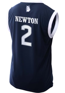 Tristen Newton   UConn Huskies Navy Blue NIL Basketball Jersey