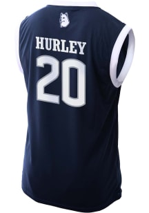 Andrew Hurley   UConn Huskies Navy Blue NIL Basketball Jersey
