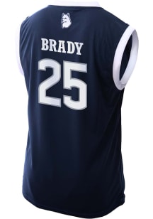 Isunah Brady   UConn Huskies Navy Blue NIL Basketball Jersey
