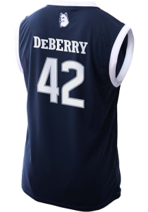 Amari DeBerry   UConn Huskies Navy Blue NIL Basketball Jersey