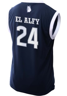 Jana El Alfy   UConn Huskies Navy Blue NIL Basketball Jersey
