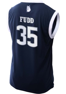 Azzi Fudd   UConn Huskies Navy Blue NIL Basketball Jersey