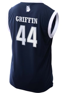 Aubrey Griffin   UConn Huskies Navy Blue NIL Basketball Jersey