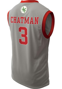 Taison Chatman   Ohio State Buckeyes Grey NIL Basketball Jersey