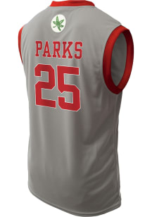 Austin Parks   Ohio State Buckeyes Grey NIL Basketball Jersey