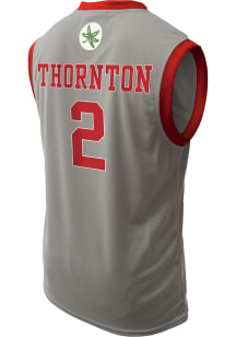Bruce Thornton   Ohio State Buckeyes Grey NIL Basketball Jersey