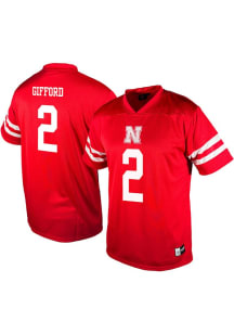 Isaac Gifford  Mens Red Nebraska Cornhuskers Player Football Jersey