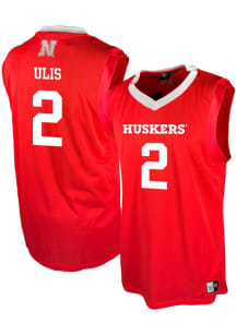 Ahron Ulis Mens Red Nebraska Cornhuskers NIL Basketball Basketball Jersey