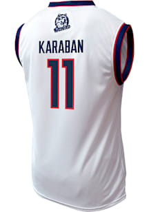 Alex Karaban  Genuine Collective UConn Huskies White NIL Jersey