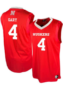 Juwan Gary Mens Red Nebraska Cornhuskers NIL Basketball Basketball Jersey