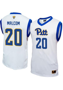 Aislin Malcolm Mens White Pitt Panthers NIL Basketball Basketball Jersey