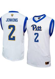 Amiya Jenkins Mens White Pitt Panthers NIL Basketball Basketball Jersey