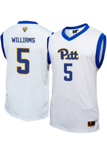 Kiara Williams Mens White Pitt Panthers NIL Basketball Basketball Jersey