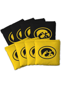 Black Iowa Hawkeyes 8pk Corn Hole Bags