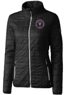 Cutter and Buck Inter Miami CF Womens Black Rainier PrimaLoft Heavy Weight Jacket