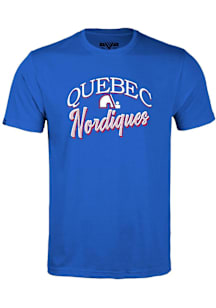 Levelwear Quebec Nordiques Youth Blue Richmond Jr Origins Short Sleeve T-Shirt