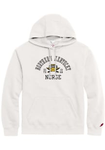 Northern Kentucky Norse Mens White Hallow Classic Long Sleeve Hoodie