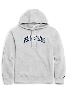Penn State Nittany Lions Mens Grey Classic Arch Name Long Sleeve Hoodie