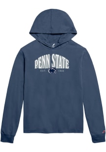 Penn State Nittany Lions Mens Navy Blue Stretched Sunrise Long Sleeve Hoodie
