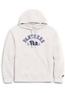 Mens White Pitt Panthers Hallow Classic Hooded Sweatshirt