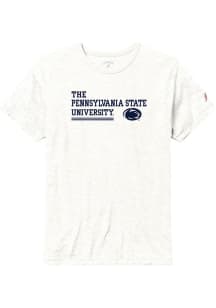 Penn State Nittany Lions White Bandwidth Seal Short Sleeve Fashion T Shirt