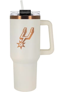 San Antonio Spurs 40oz Colossus Stainless Steel Tumbler - White