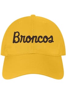 Western Michigan Broncos Gold EZA Twill Adjustable Adjustable Hat