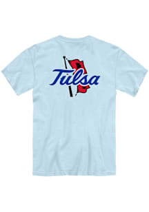 Tulsa Golden Hurricane Light Blue Rally Loud Short Sleeve T Shirt