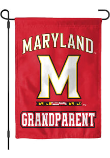 Red Maryland Terrapins Grandparent Garden Flag