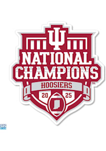 Indiana Hoosiers 3.5" 2025 Official Football Nat Champ Dizzler Stickers - Crimson