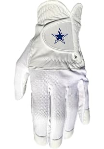 Dallas Cowboys White Cool Mesh Golf Gloves