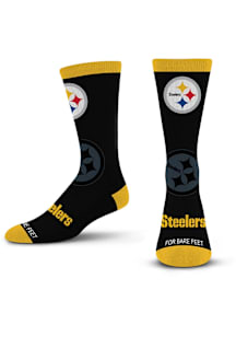 Pittsburgh Steelers Shadow Mens Crew Socks