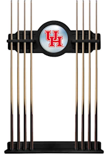 Houston Cougars Solid Wood Cue Rack Pool Table