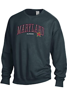 Maryland Terrapins Womens Grey Alumni Crew Sweatshirt