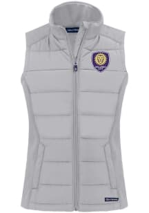 Cutter and Buck Orlando City SC Womens Grey Evoke Vest