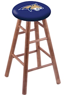 Montana State Bobcats Round Cushion Maple Pub Stool - Brown