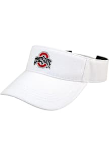 LogoFit Ohio State Buckeyes Mens White Slice Adjustable Visor