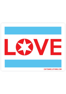 Chicago Chicago Love Stickers - Red
