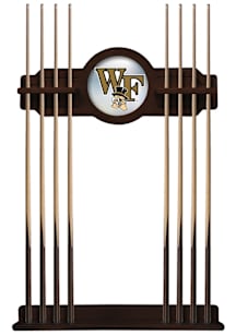 Wake Forest Demon Deacons Solid Wood Cue Rack Pool Table
