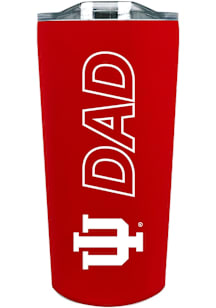 Indiana Hoosiers 18oz Soft Touch Dad Stainless Steel Tumbler - Crimson