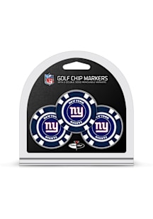New York Giants Poker Chip 3 Pack Golf Ball Marker