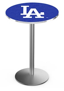 Los Angeles Dodgers Stainless Round Base Pub Table