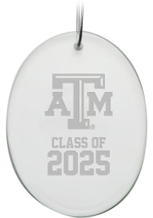 Texas A&amp;M Aggies Class of 2025 Oval Ornament - White