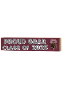 KH Sports Fan Montana Grizzlies Class of 2025 graduation graphic Sign - Maroon